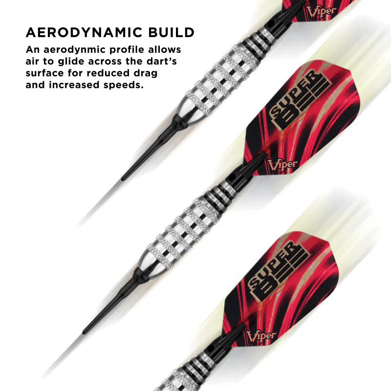 Viper Super Bee Darts Silver Soft Tip Darts 16 Grams - Image 2