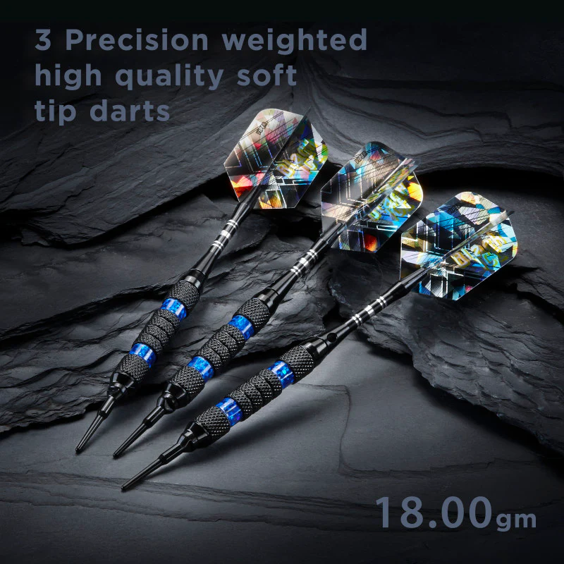 Viper Black Ice Blue Soft Tip Darts - Image 14