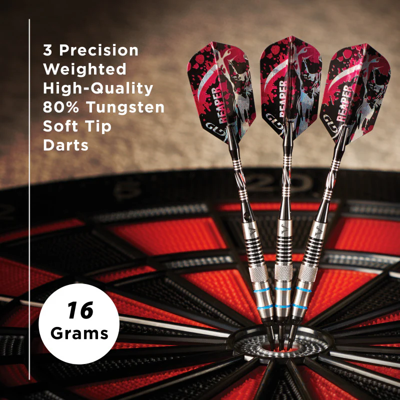 Viper Grim Reaper 80% Tungsten Soft Tip Darts Blue Rings - Image 6