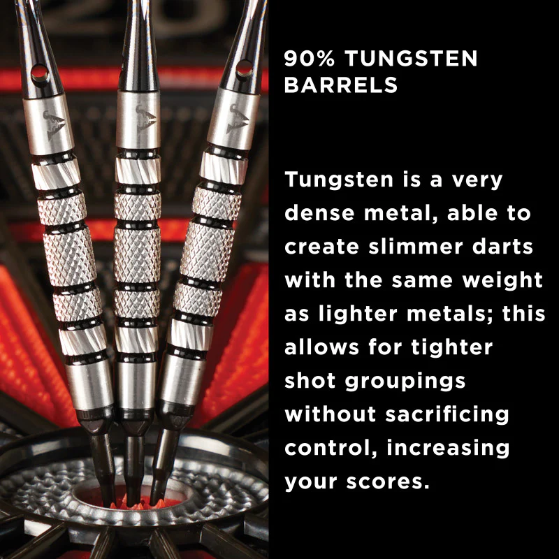 Viper Element Darts 90% Tungsten Soft Tip Darts Knurled Barrel 20 Grams - Image 5