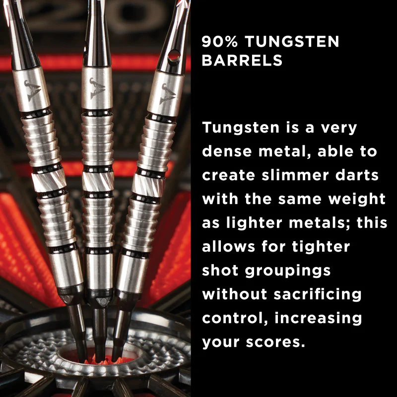 Viper Element Darts 90% Tungsten Soft Tip Darts Shark Fin Barrel 20 Grams - Image 5