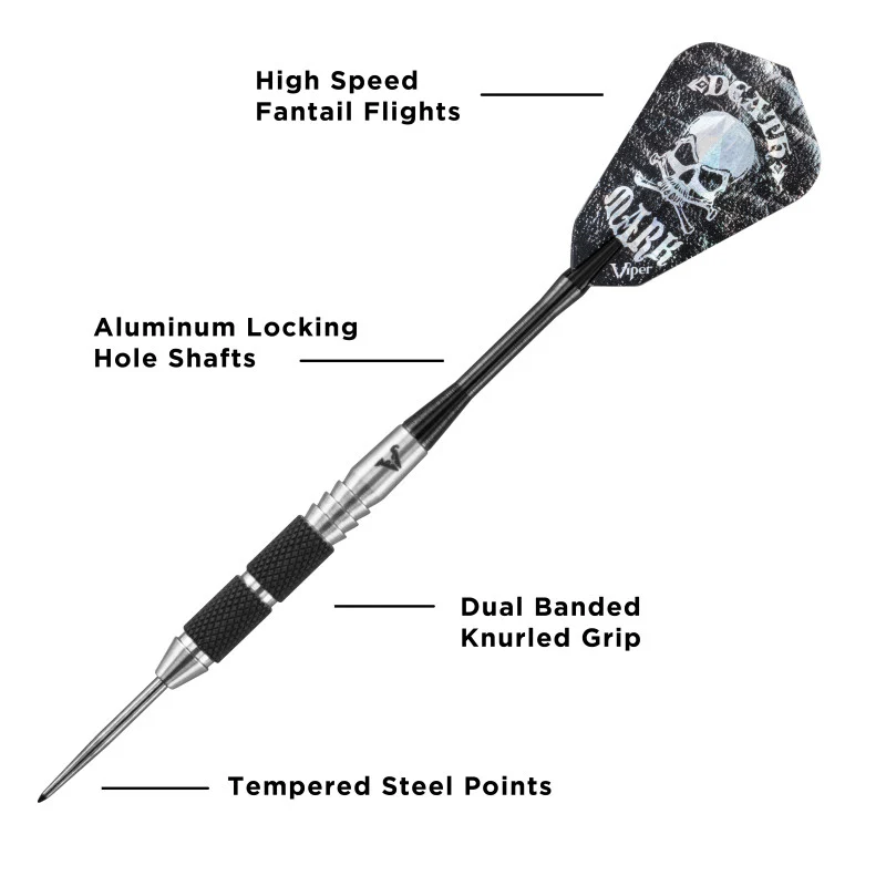 Viper Desperado 80% Tungsten Steel Tip Darts Iron Cross 24 Grams - Image 7