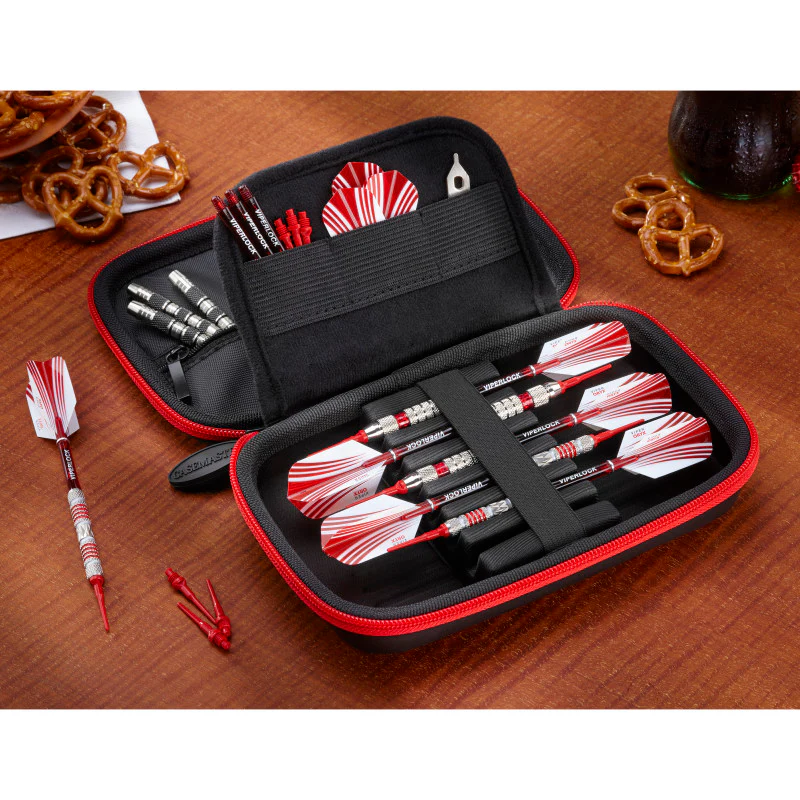Casemaster Sentinel Dart Case with Red Zipper - Image 7