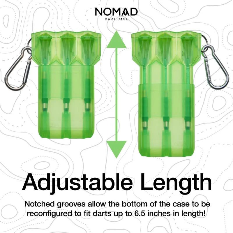 Casemaster Nomad Adjustable Dart Case Neon Green - Image 4