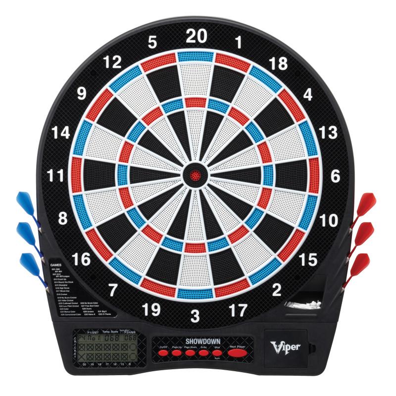 Viper Showdown Electronic Dartboard, Metropolitan Cinnamon Cabinet & Shadow Buster Dartboard Light Bundle - Image 4
