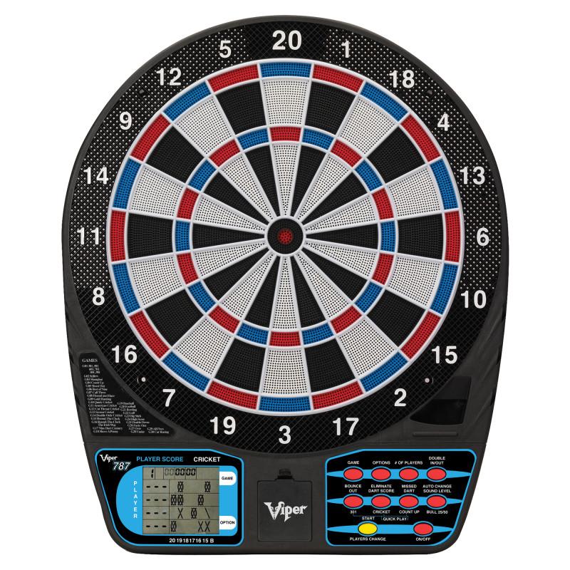 Viper 787 Electronic Dartboard, Metropolitan Cinnamon Cabinet & Shadow Buster Dartboard Light Bundle - Image 4
