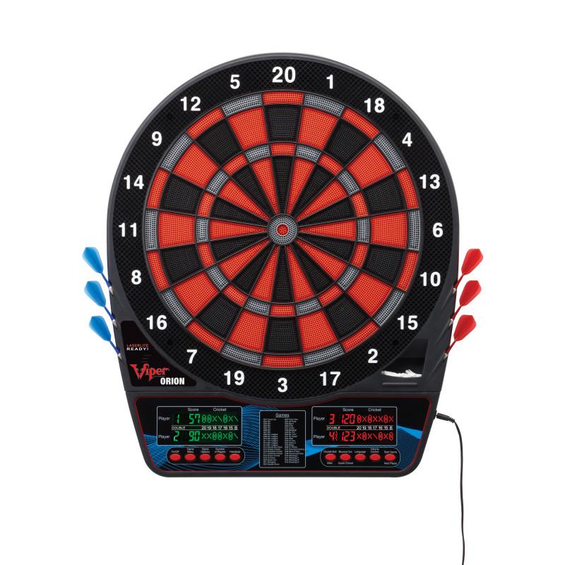 Viper Orion Electronic Dartboard, Metropolitan Cinnamon Cabinet, Laser Throw Line & Shadow Buster Dartboard Light Bundle - Image 3