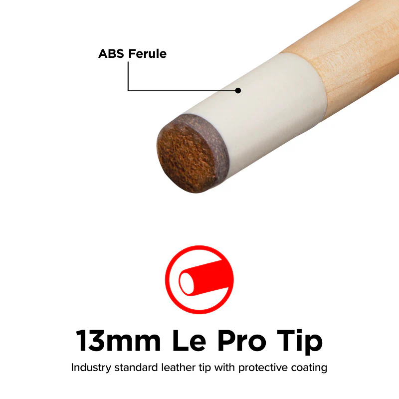 Viper One Piece 57" Maple Bar Billiard/Pool Cue Stick - Image 5
