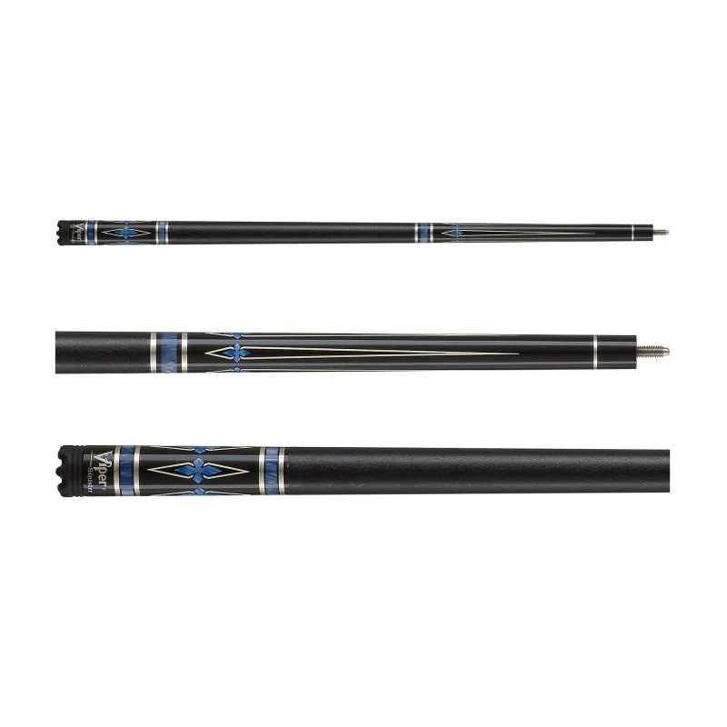 Viper Sinister Black Faux Leather Wrap Billiard/Pool Cue Stick - Image 2