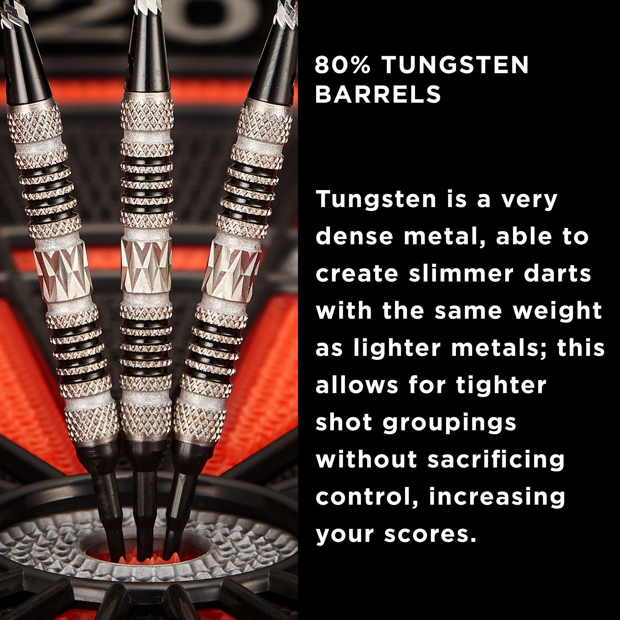 [OPEN BOX]  Viper Astro Darts 80% Tungsten Soft Tip Darts Black Rings - Image 5