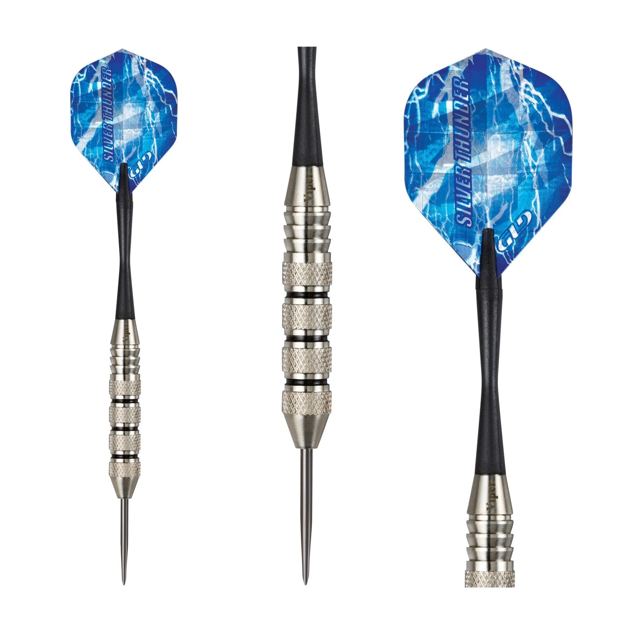 [OPEN BOX]  Viper Silver Thunder Darts Steel Tip Darts 22 Grams - Image 2