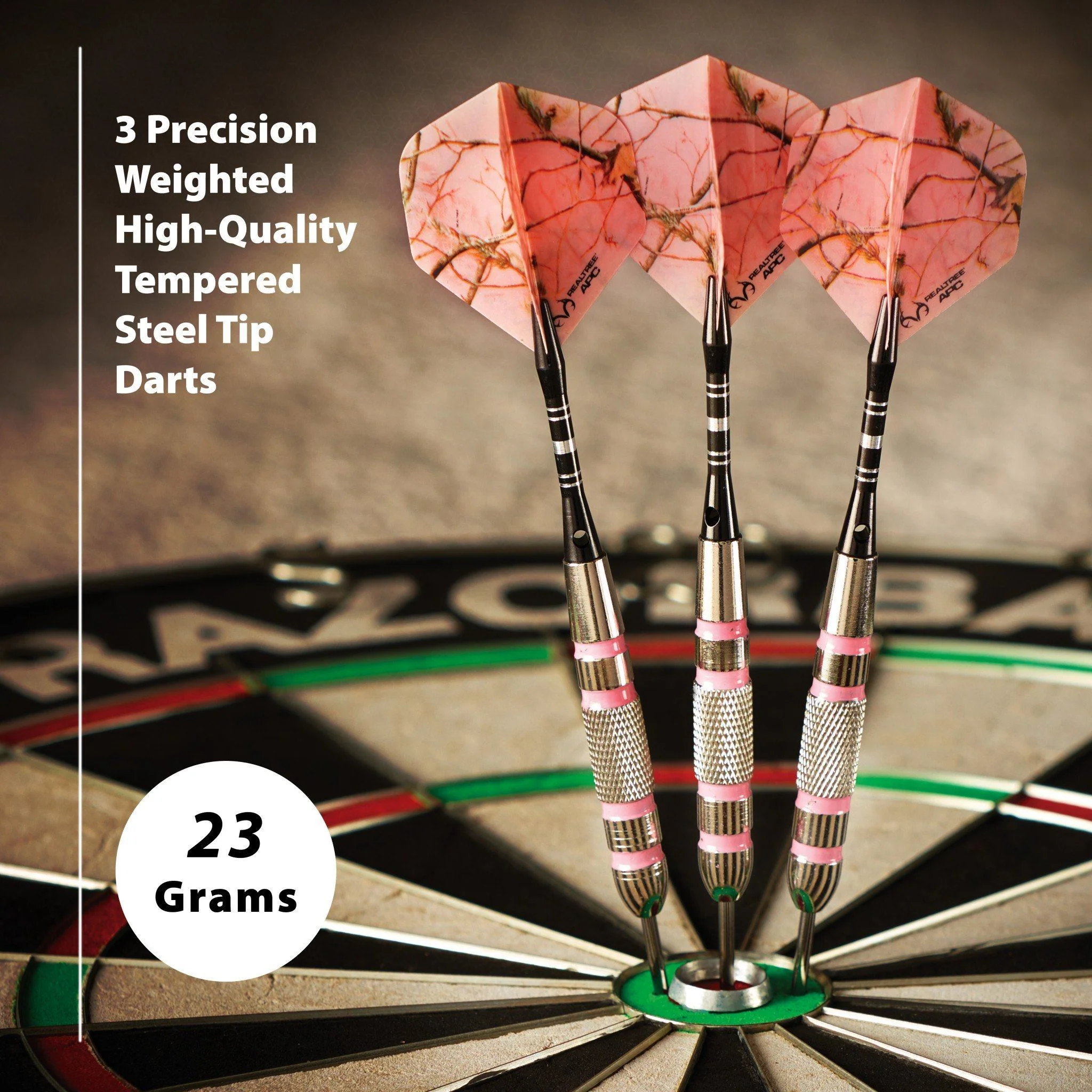 [OPEN BOX]  Fat Cat Realtree APC Steel Tip Darts 23 Grams - Image 6