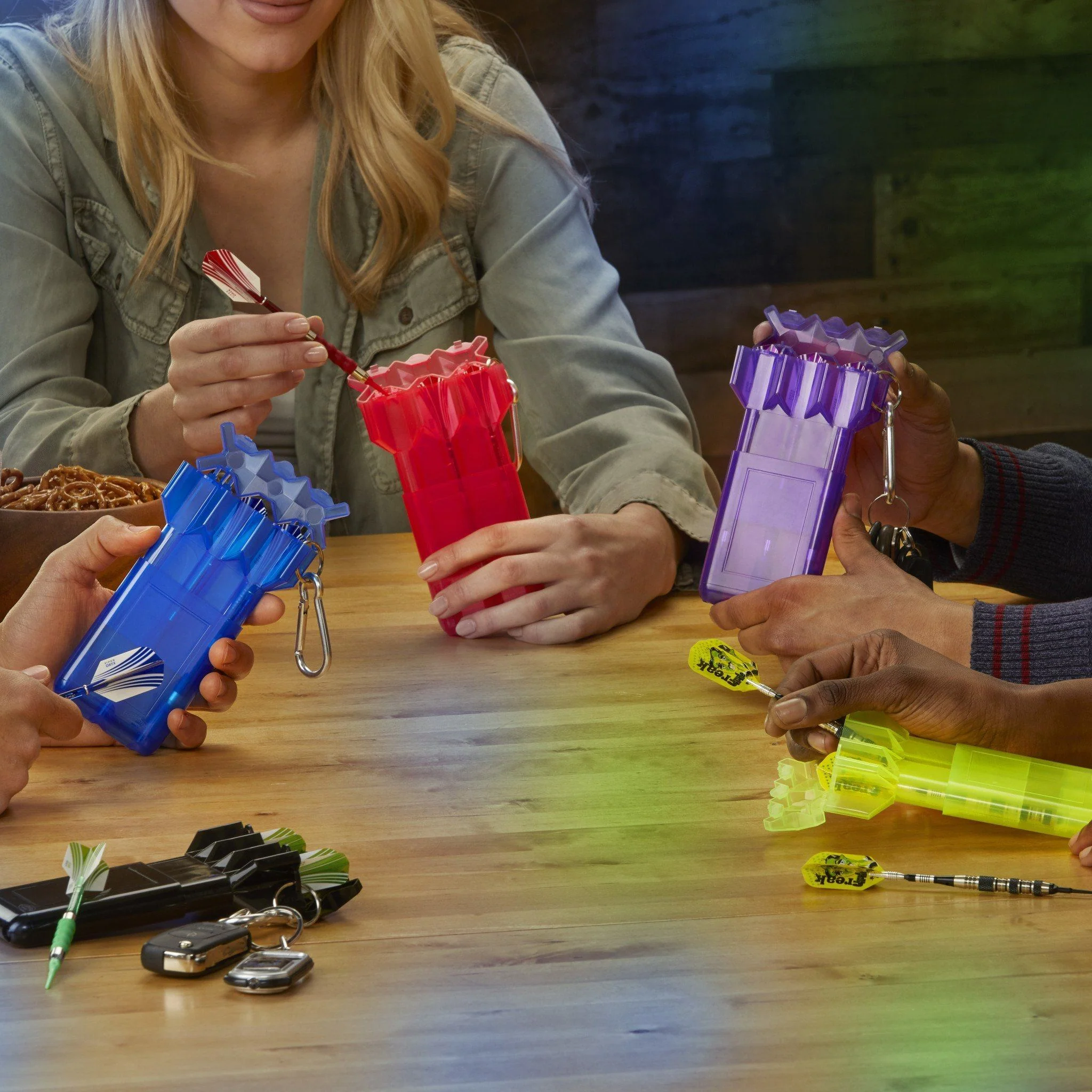 [OPEN BOX]  Casemaster Nomad Adjustable Dart Case Neon Yellow - Image 8