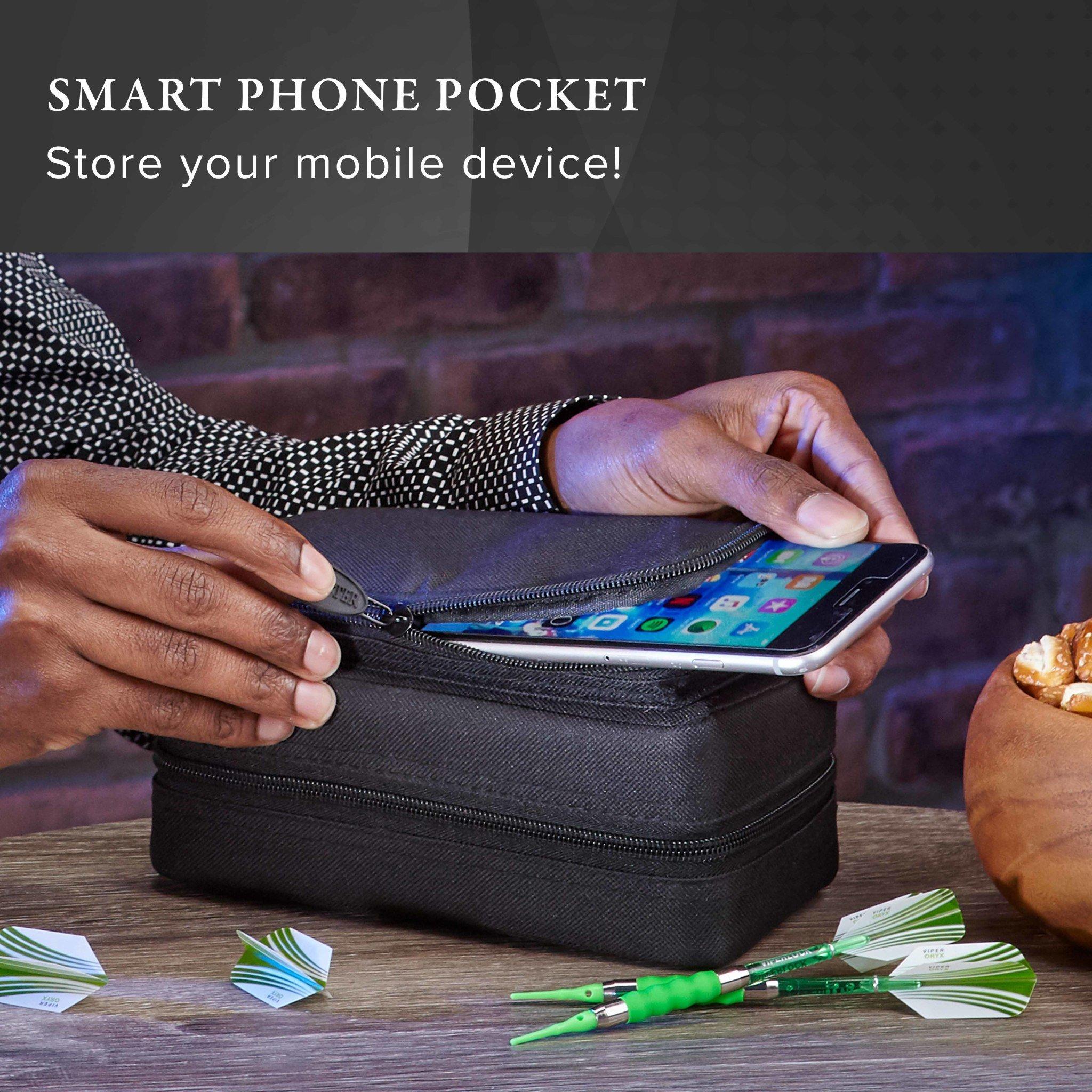 [OPEN BOX]  Casemaster Plazma Pro Dart Case with Black Zipper and Phone Pocket - Image 7