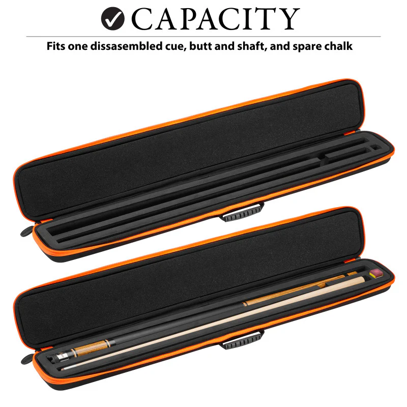 [OPEN BOX]  Casemaster Parallax Cue Case Orange - Image 3