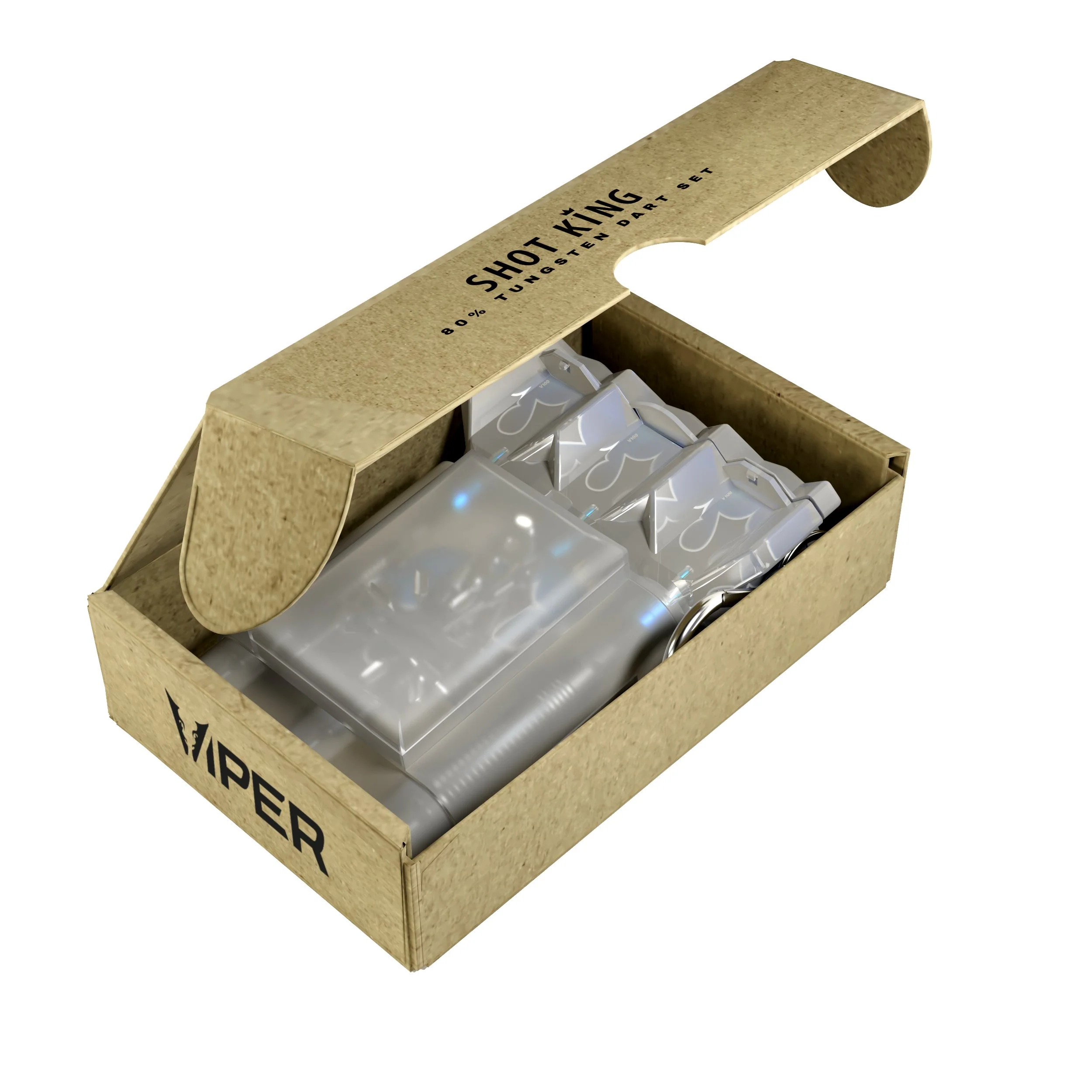 Viper Shot King Soft Tip Dart Set with Nomad Dart Case | 80% Tungsten | Blue | 20 Grams - Image 6