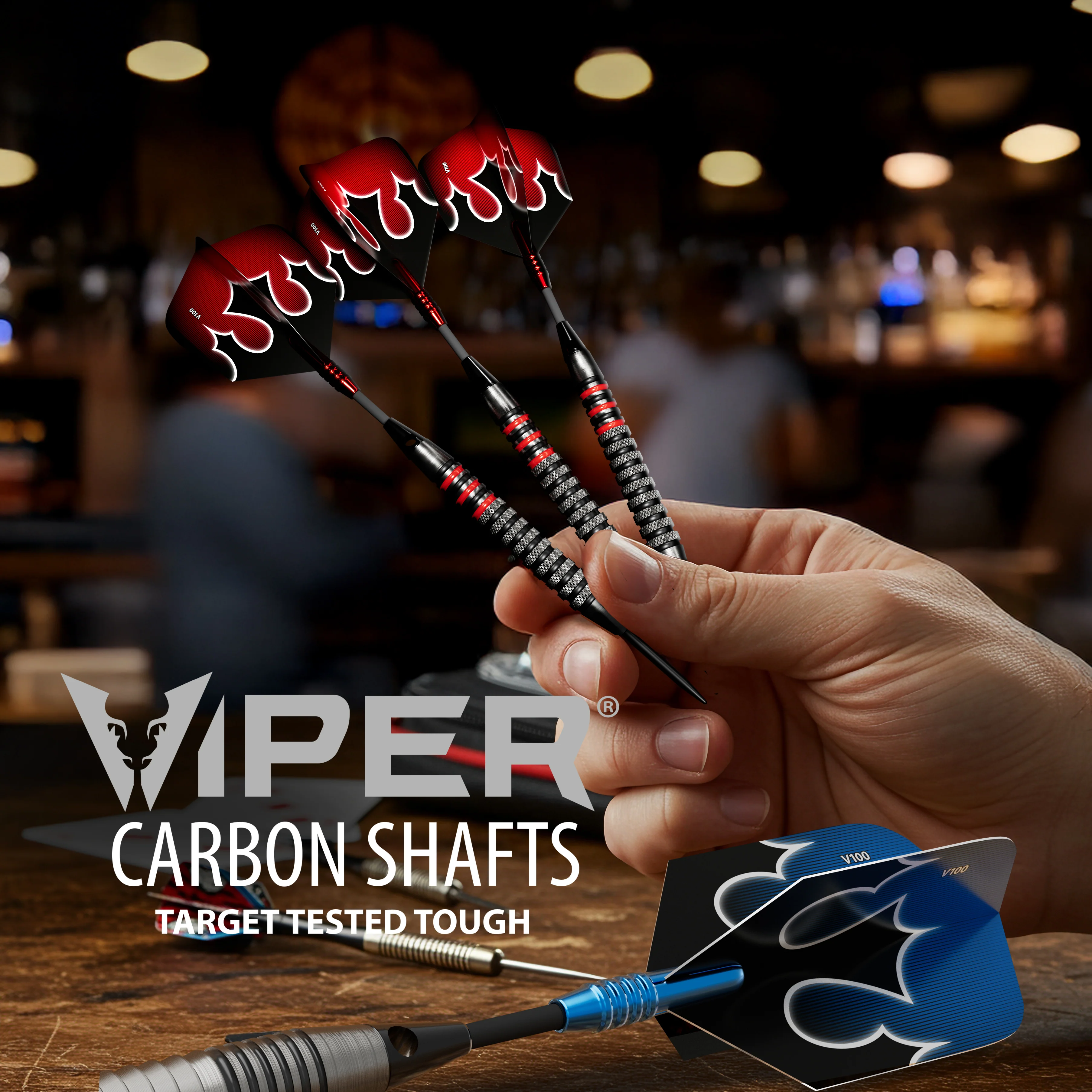 Viper Carbon Fiber Dart Shafts | InBetween | Black - Image 3