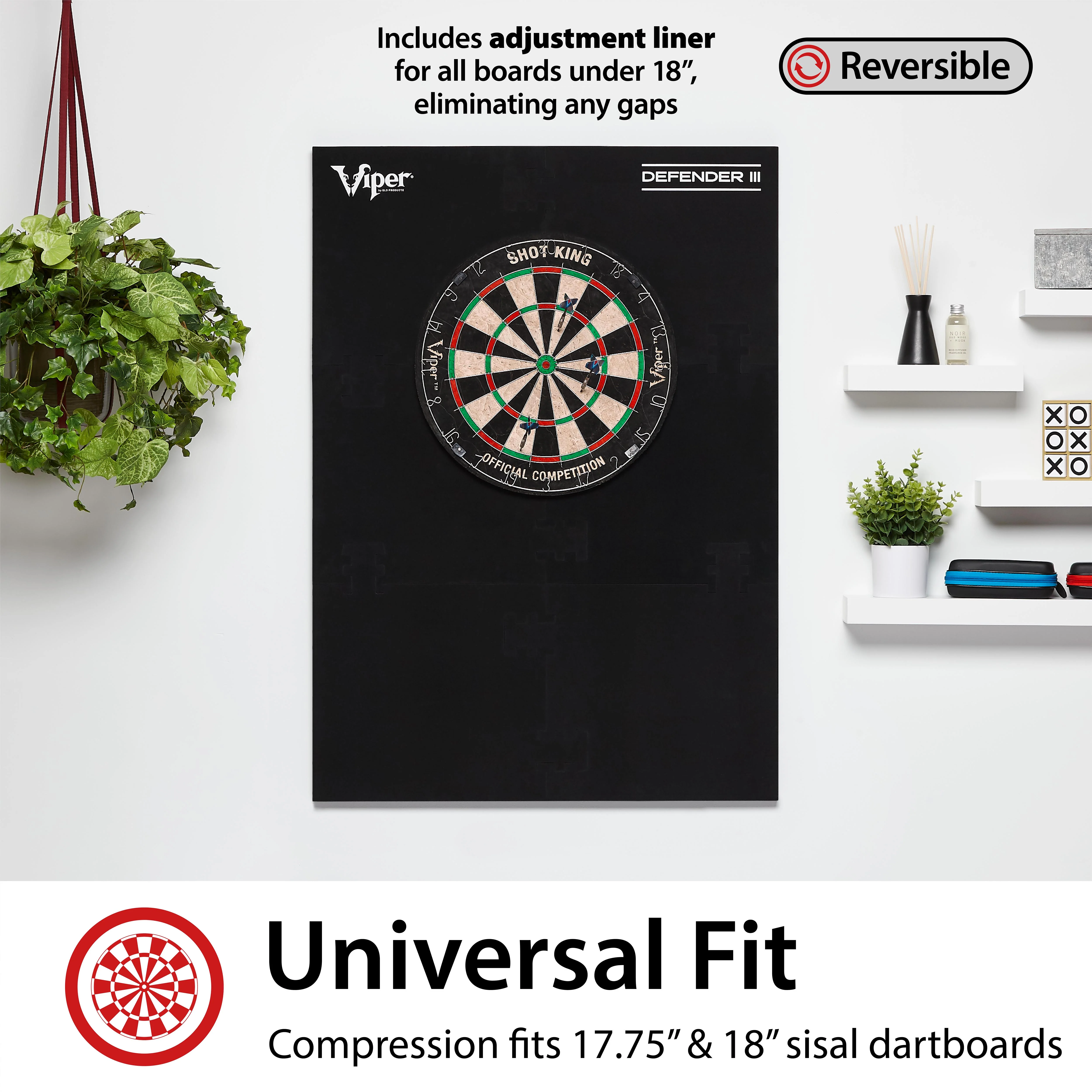 Viper Wall Defender III Dartboard Surround Pink - Image 5
